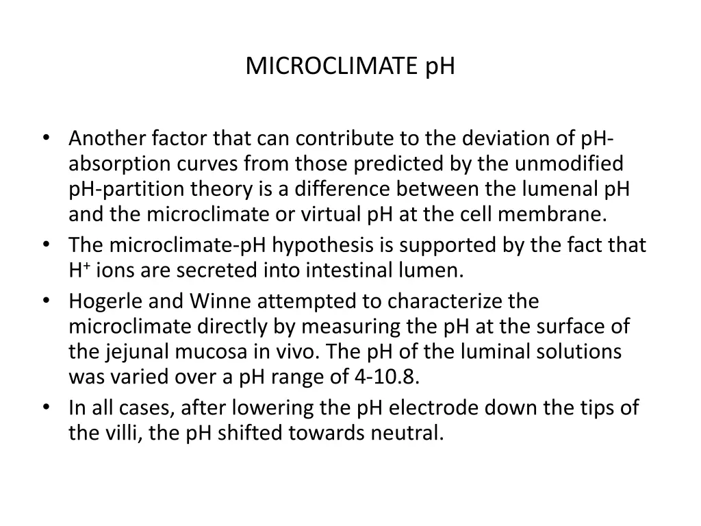 microclimate ph