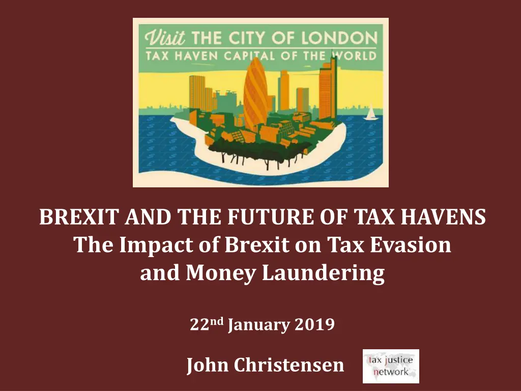 brexit and the future of tax havens the impact