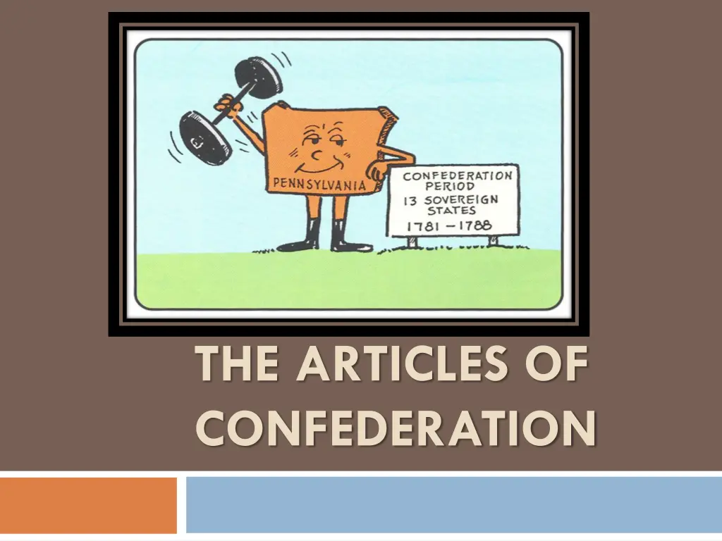 the articles of confederation