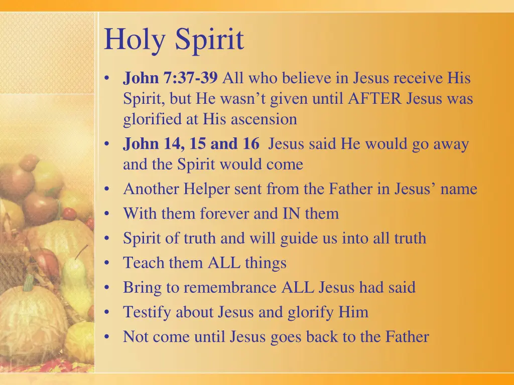 holy spirit 1