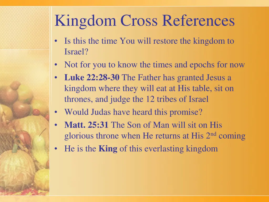 kingdom cross references