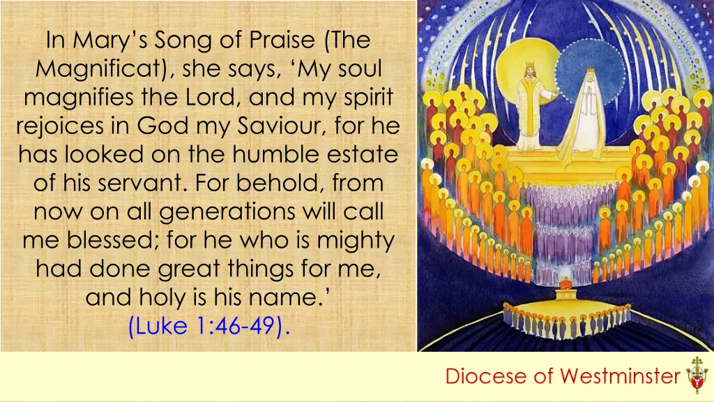 in mary s song of praise the magnificat she says