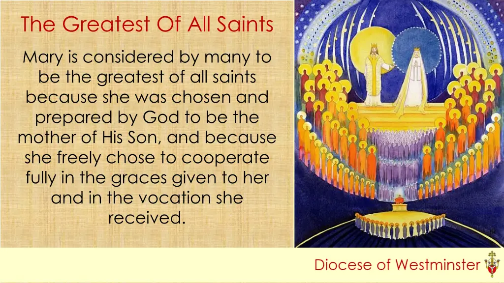 the greatest of all saints