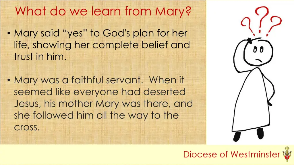 what do we learn from mary