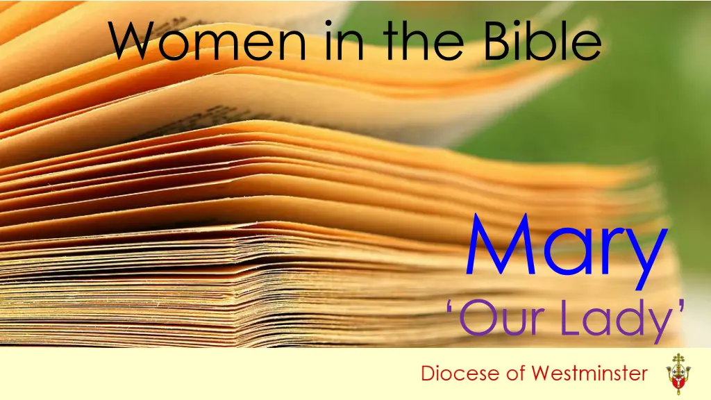 women in the bible