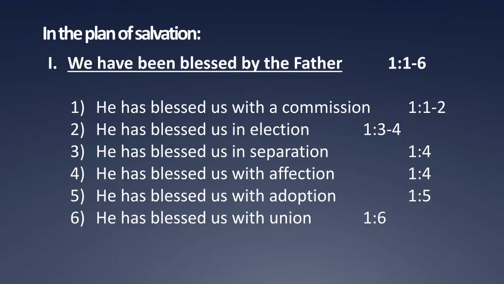 in the plan of salvation