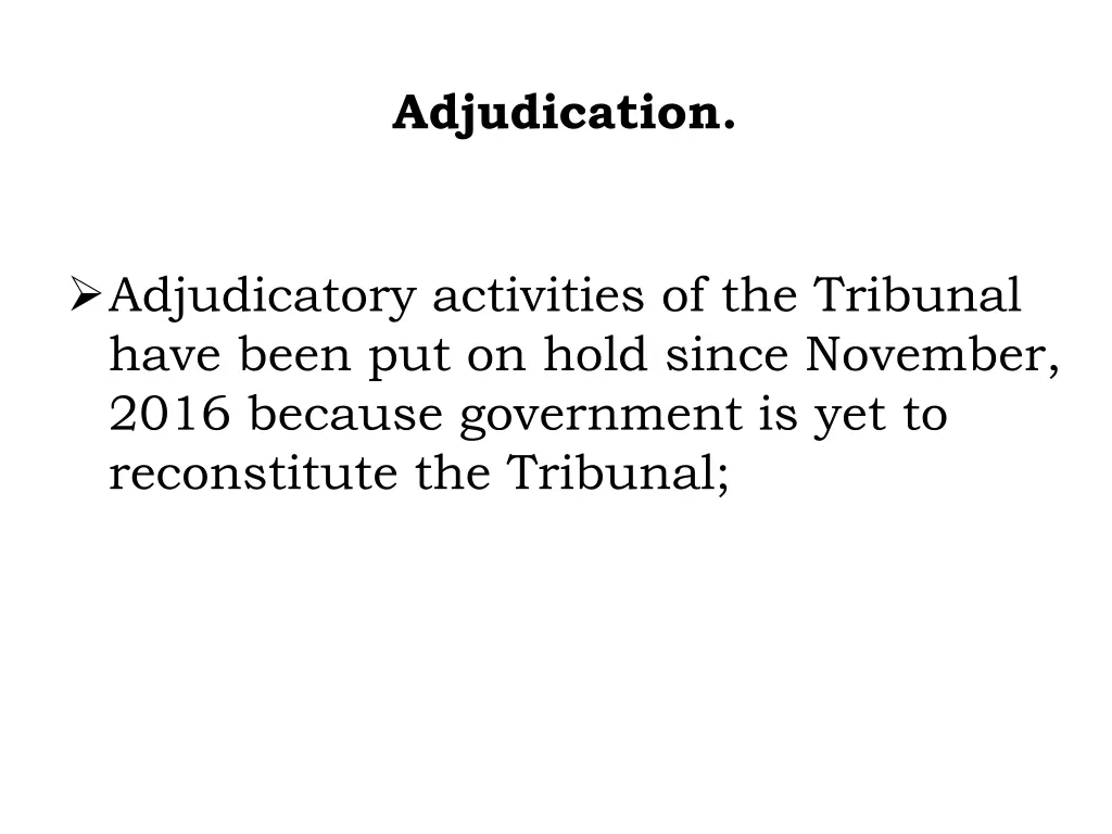adjudication