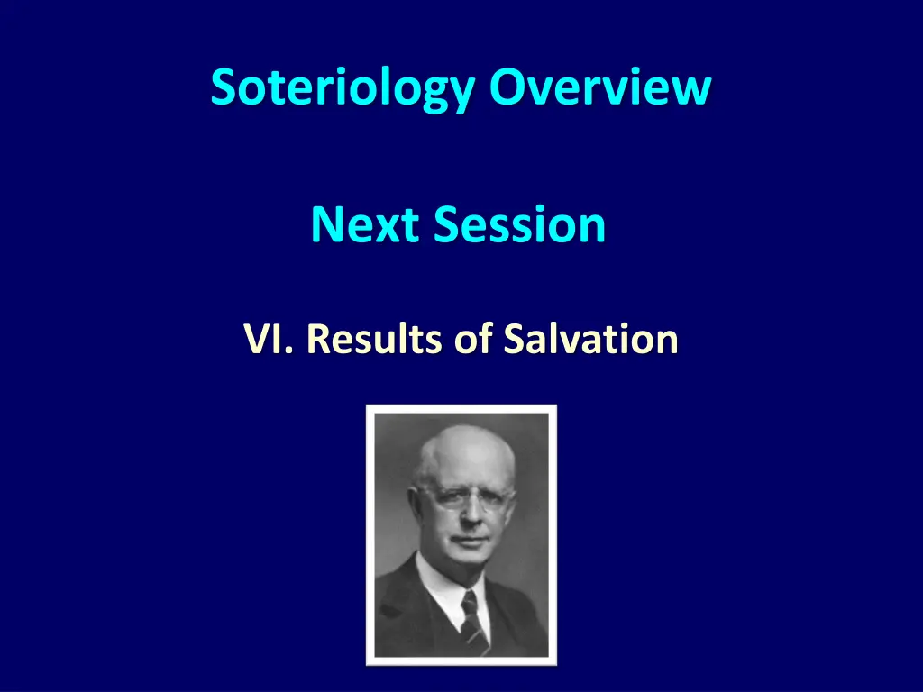 soteriology overview 2