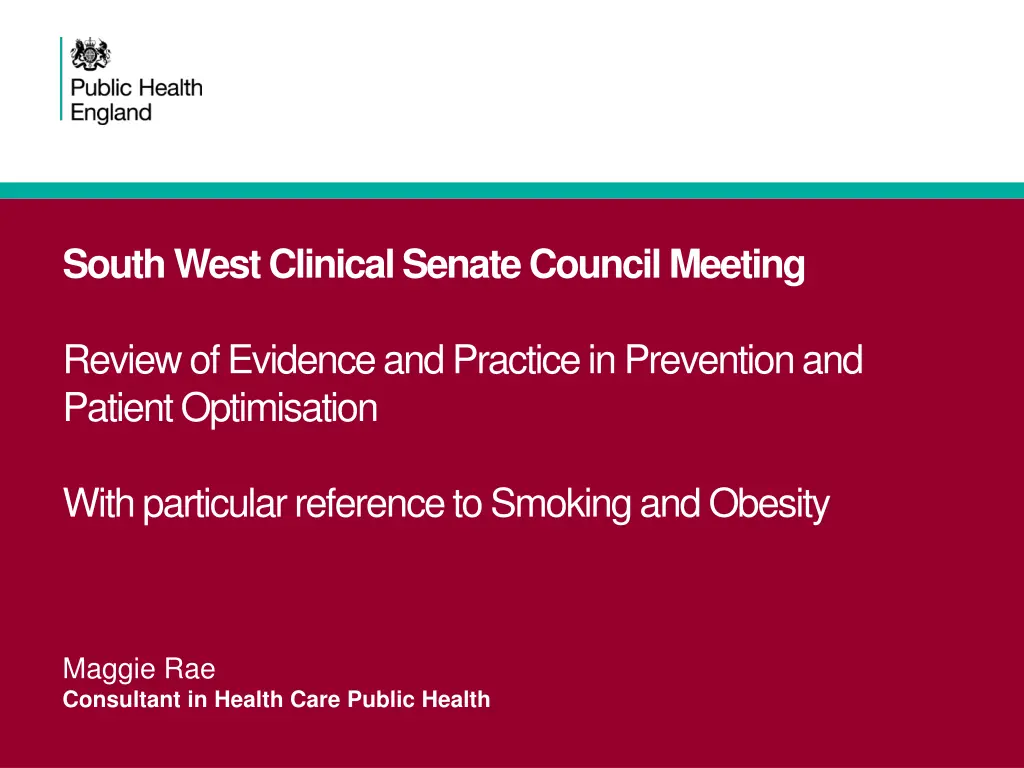 south west clinical senate council meeting 1