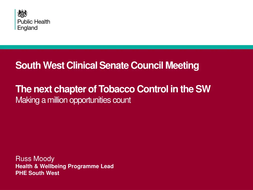 south west clinical senate council meeting