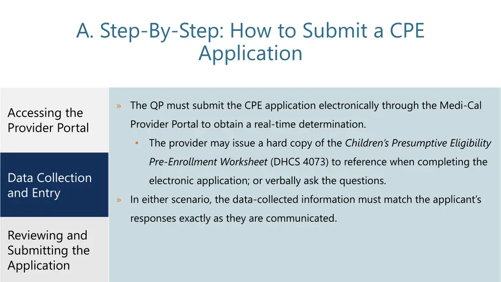 a step by step how to submit a cpe application 1