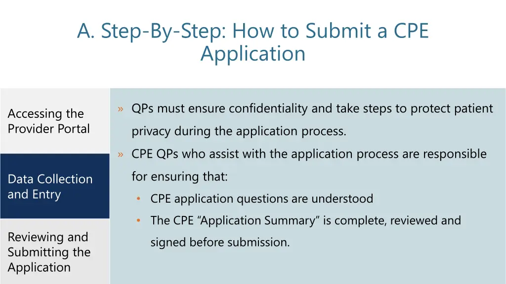 a step by step how to submit a cpe application 2