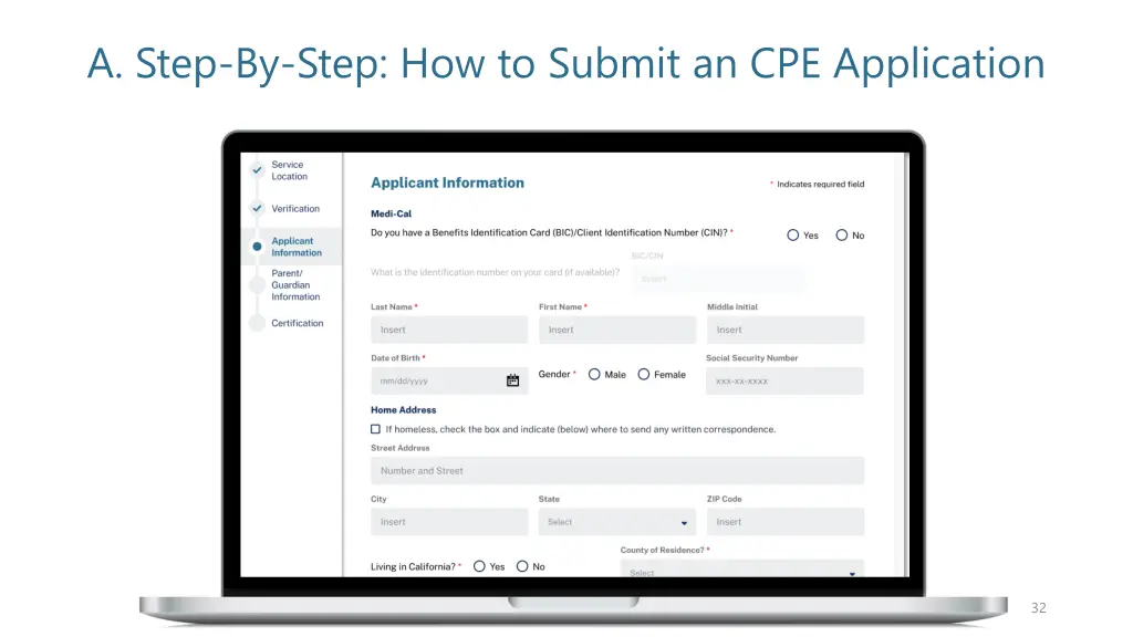 a step by step how to submit an cpe application 2
