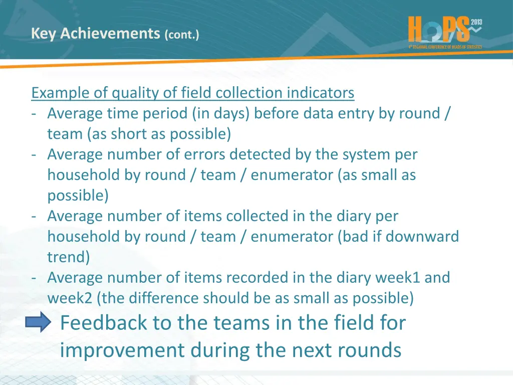 key achievements cont 3