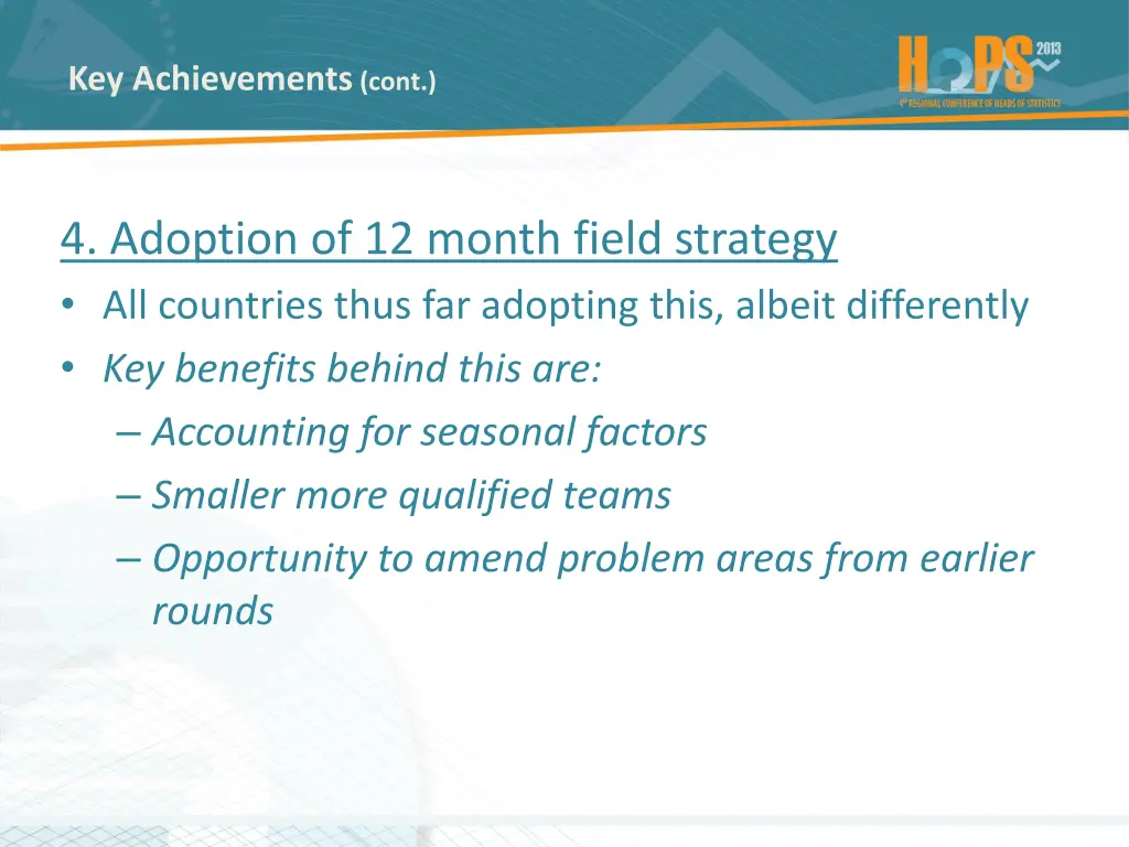 key achievements cont 4