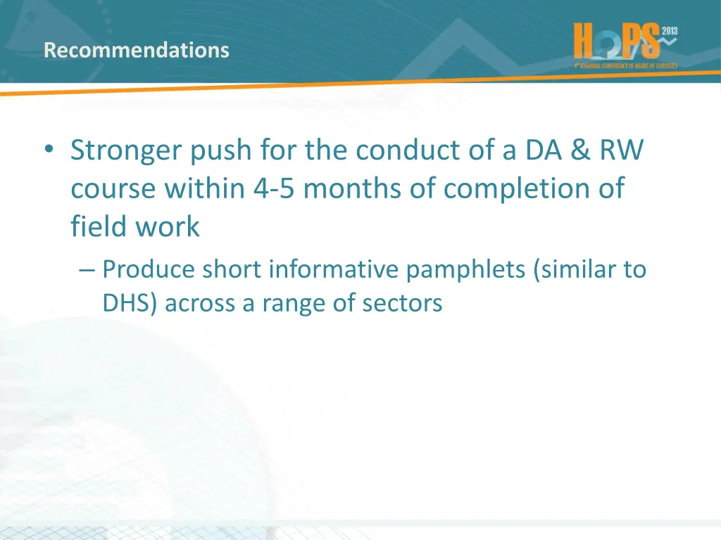recommendations 1