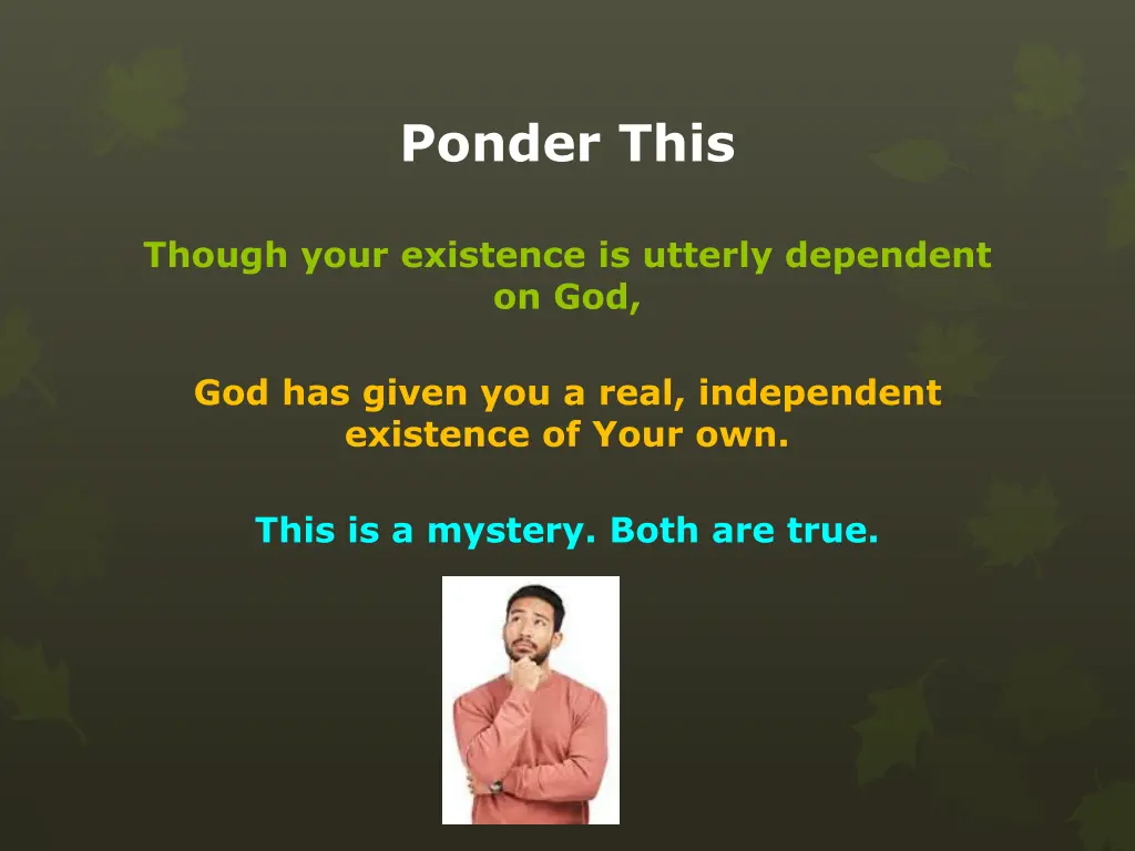 ponder this