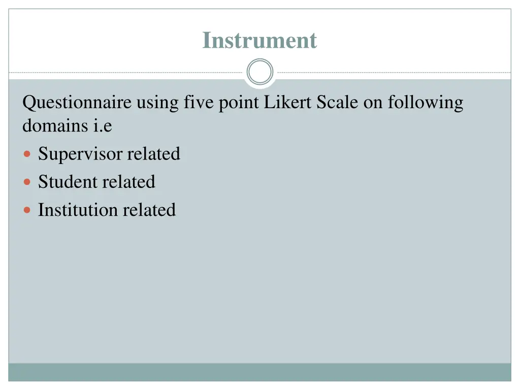 instrument