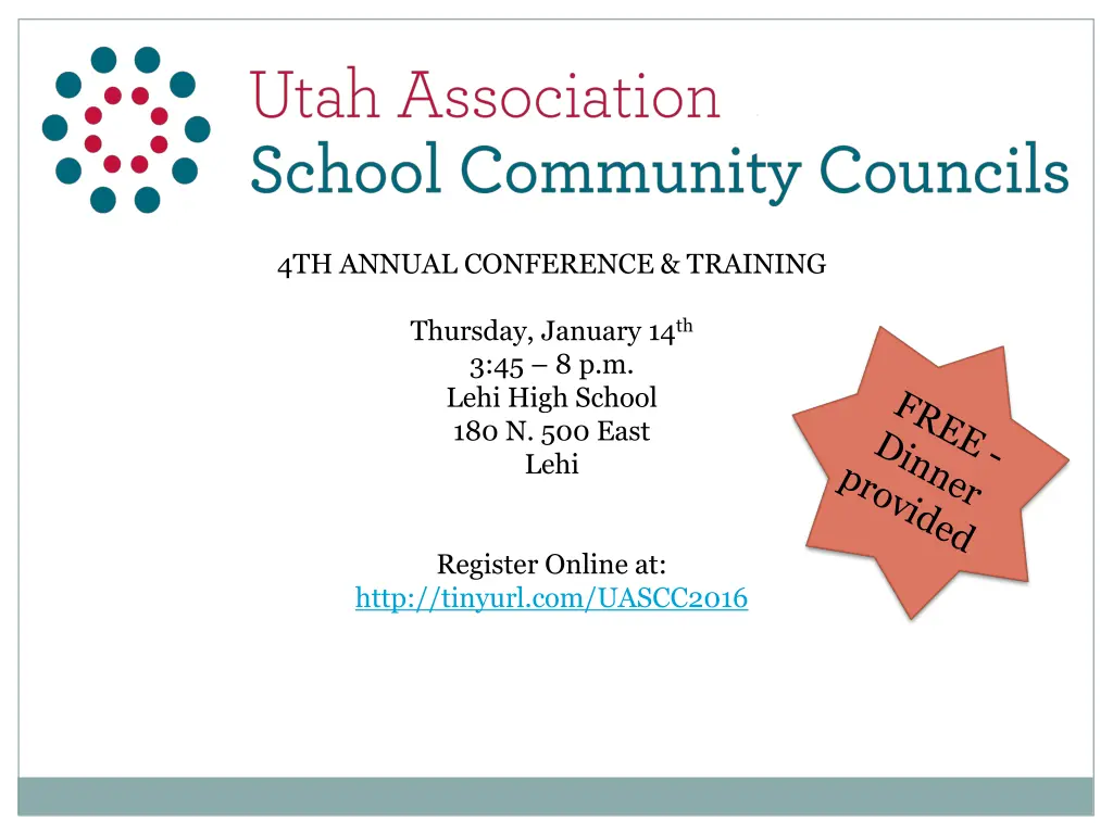 4th annual conference training