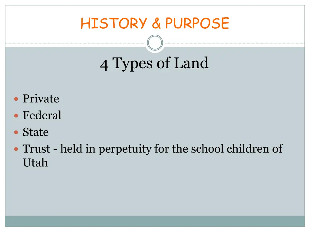 history purpose 1