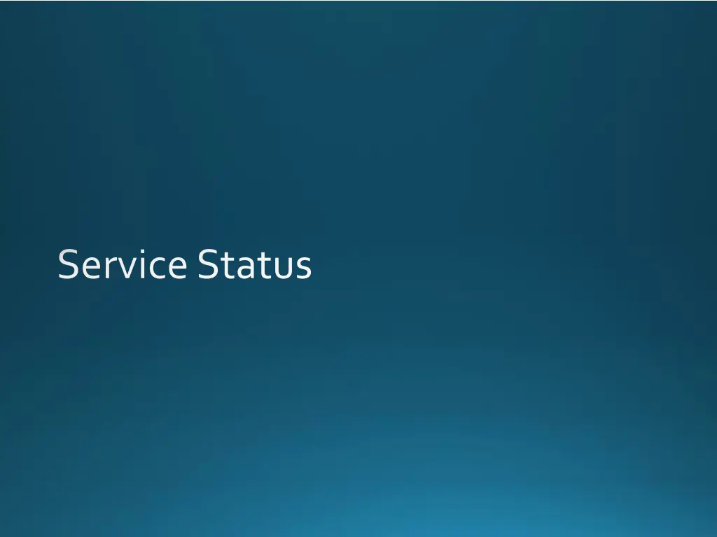 service status
