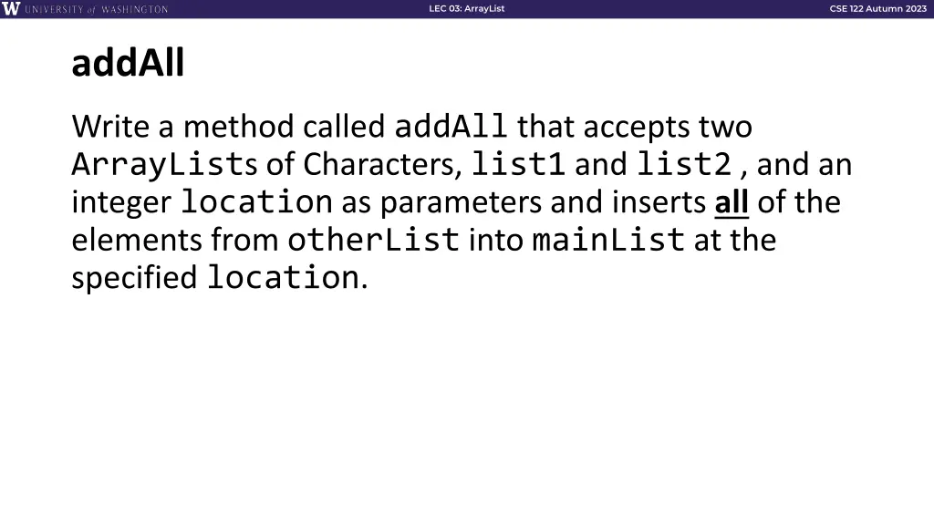 lec 03 arraylist 4