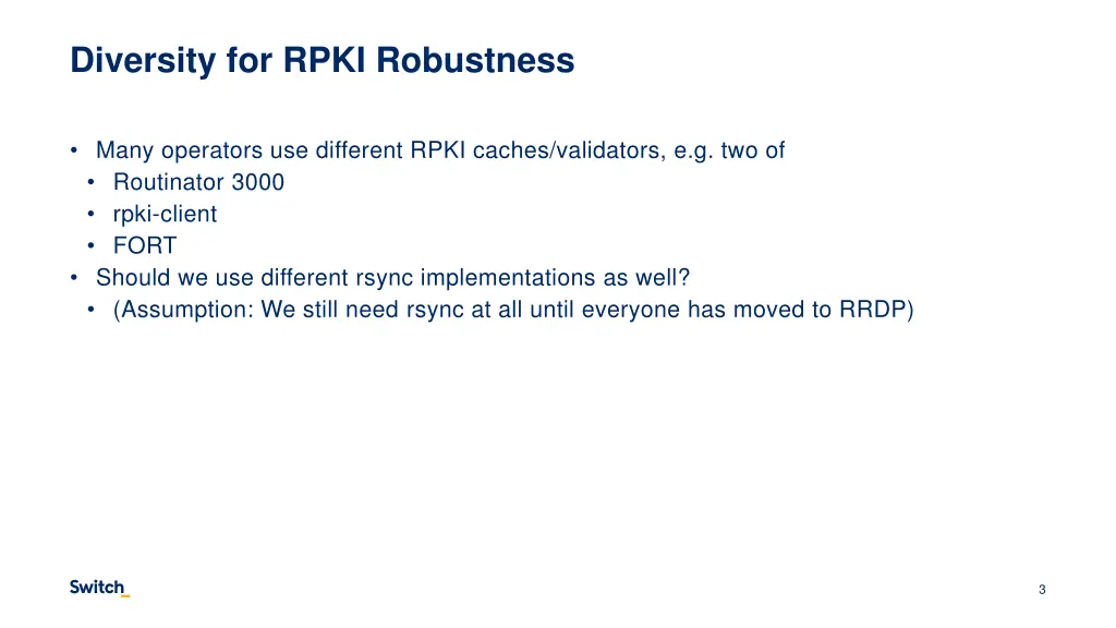 diversity for rpki robustness