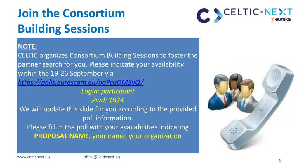 join the consortium building sessions