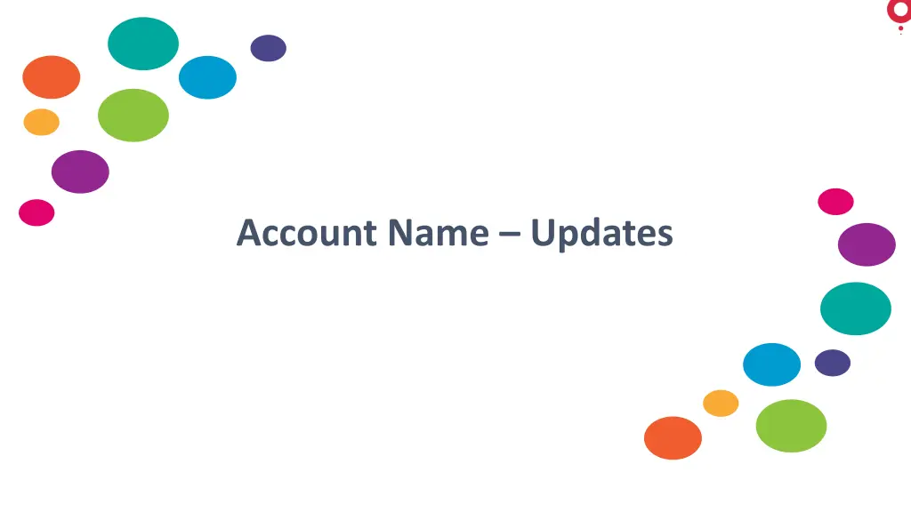 account name updates