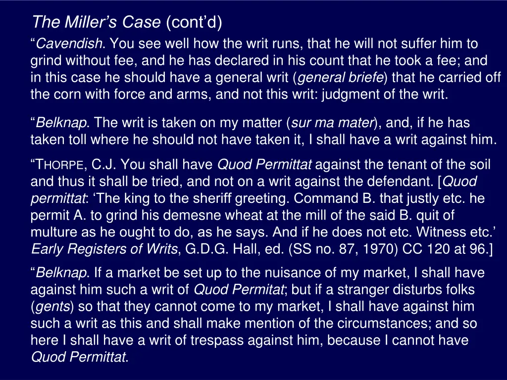 the miller s case cont d cavendish you see well