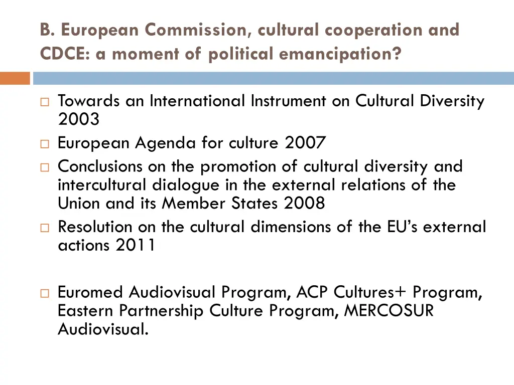 b european commission cultural cooperation