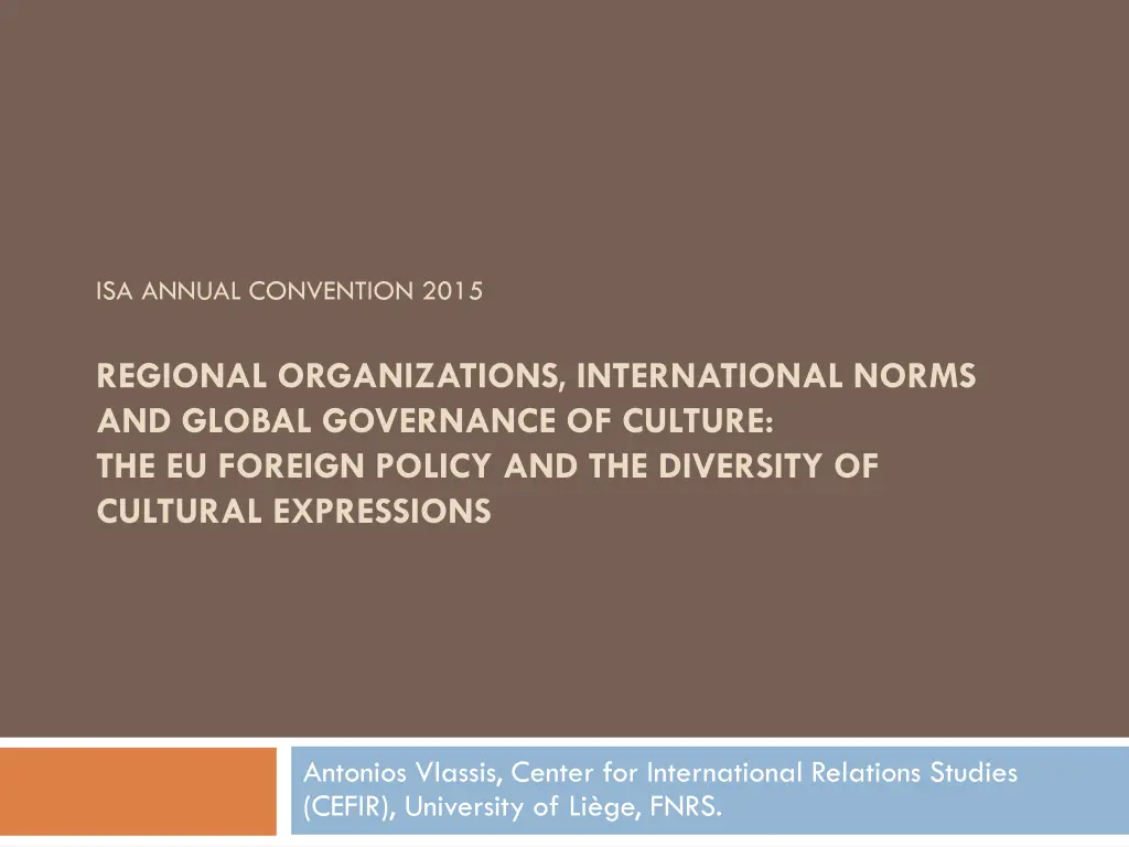isa annual convention 2015