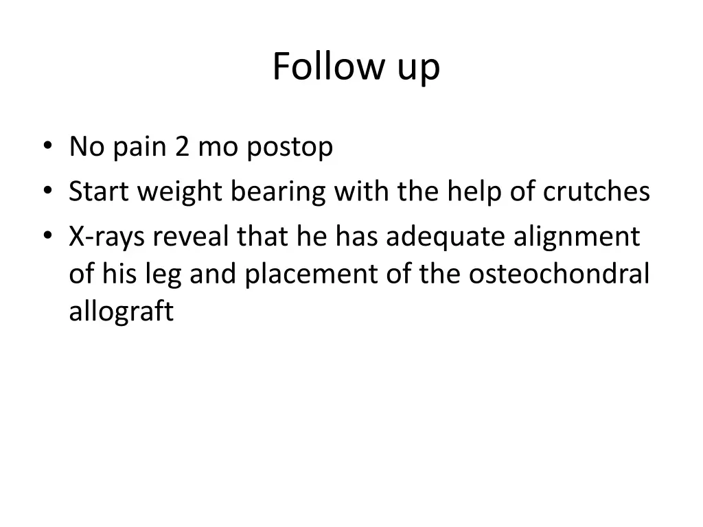 follow up