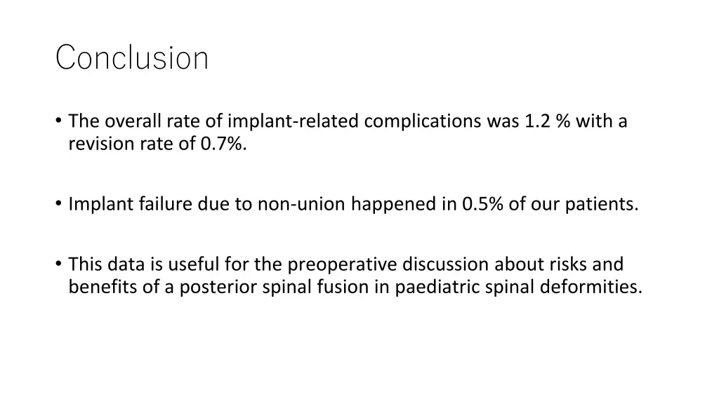 conclusion