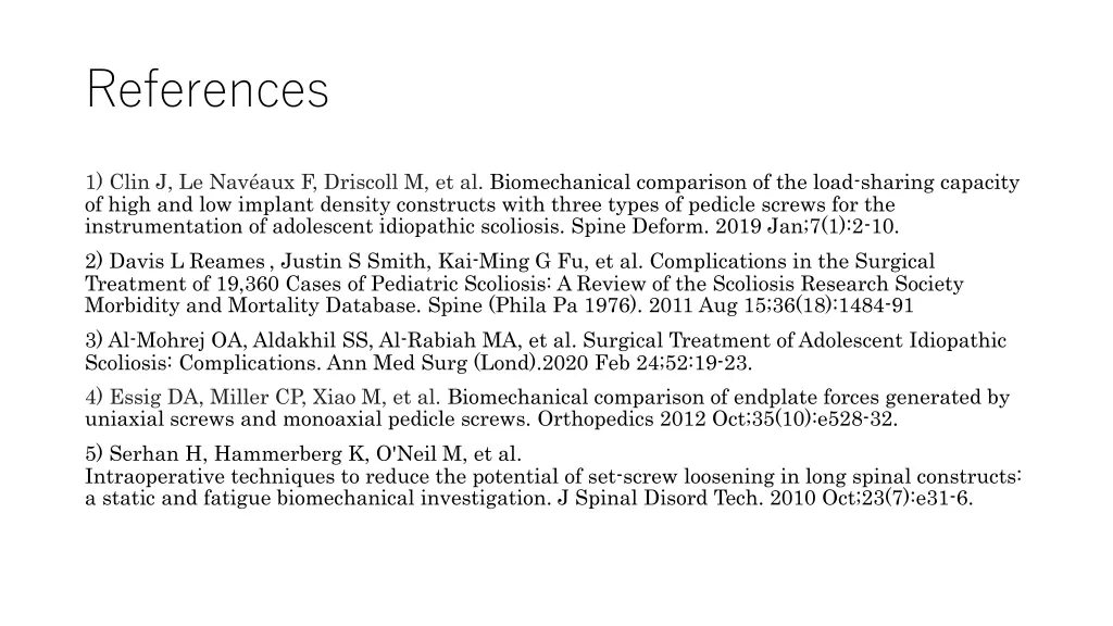 references