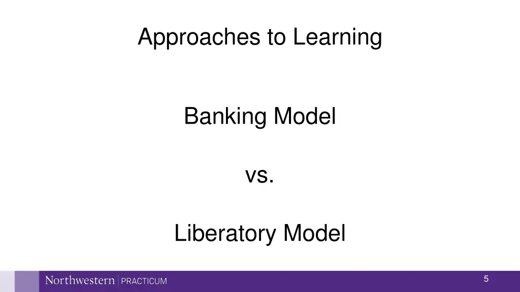 approaches to learning