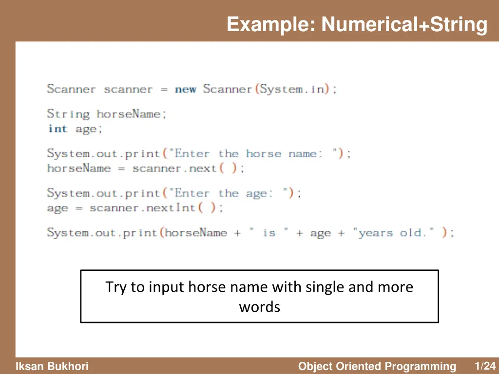 example numerical string