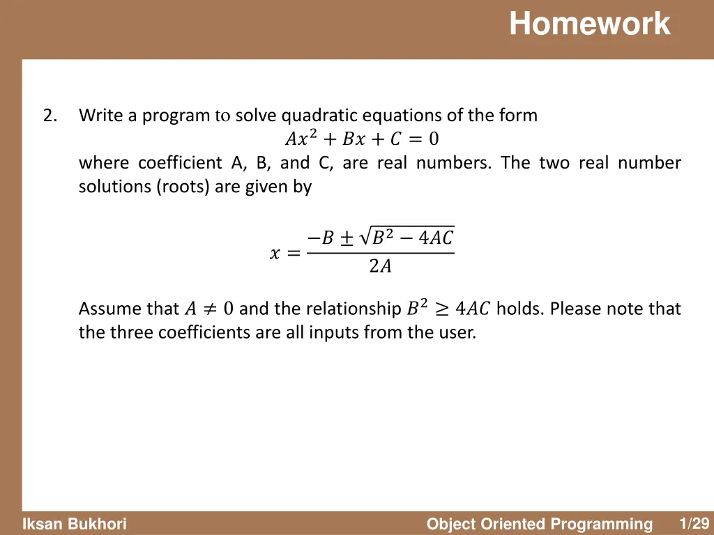 homework 1
