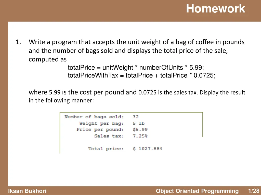 homework