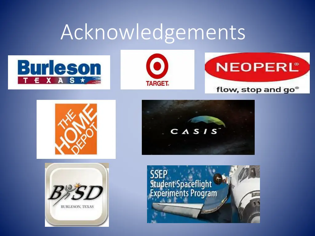 acknowledgements