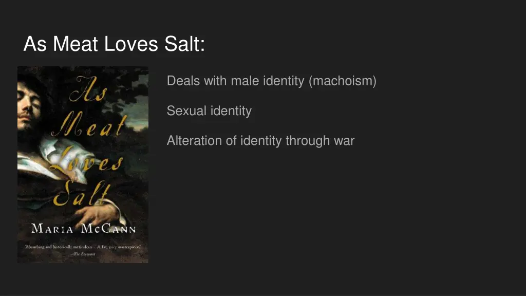 as meat loves salt
