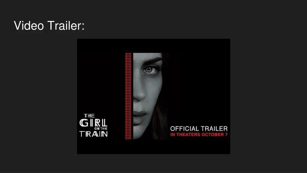 video trailer
