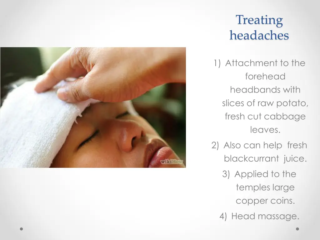 treating headaches