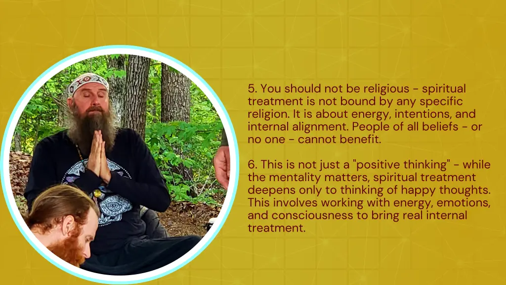 5 you should not be religious spiritual treatment