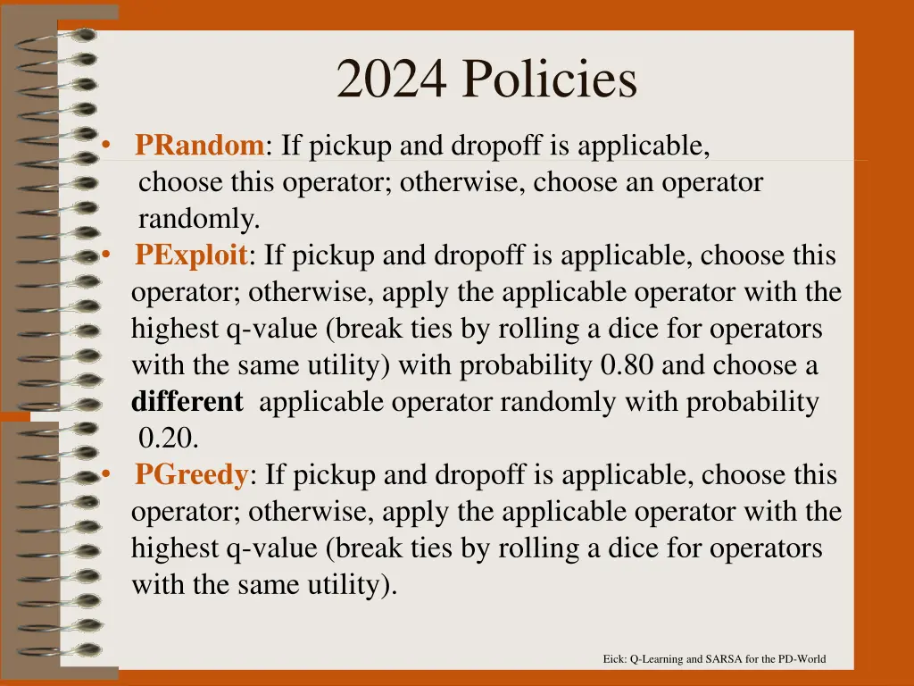 2024 policies