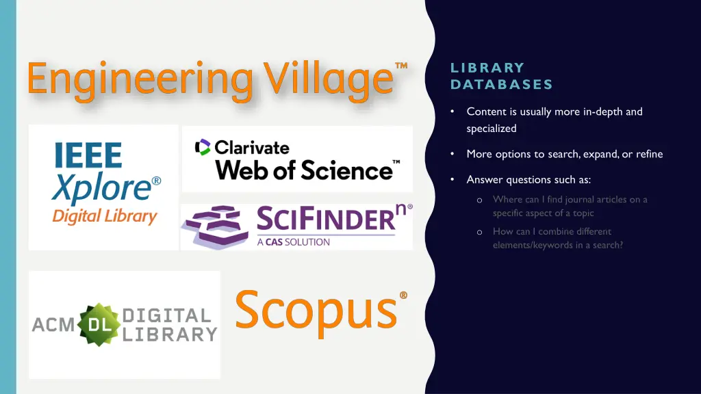 library databases 1