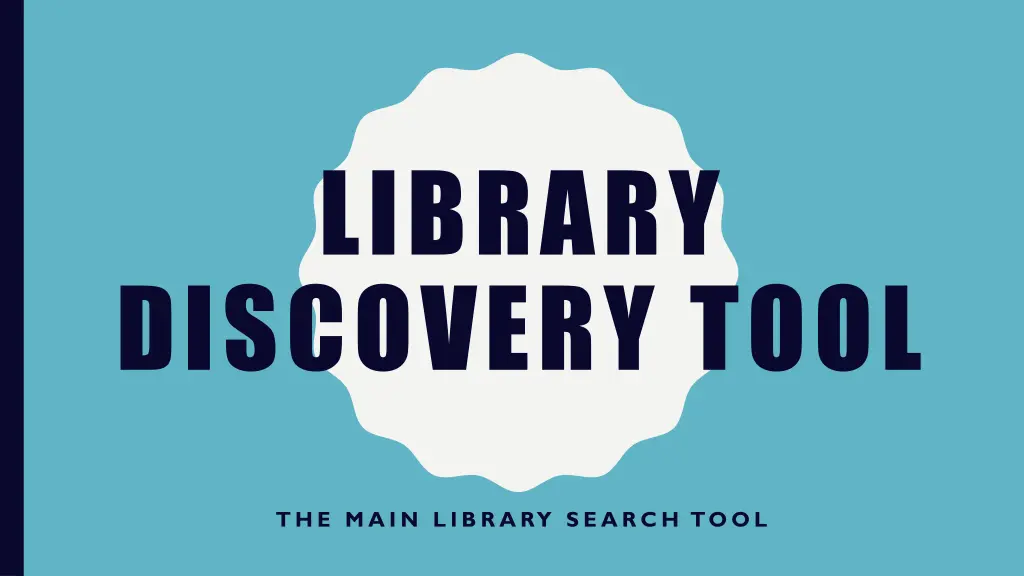library discovery tool