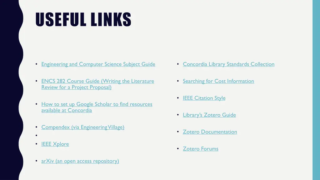 useful links