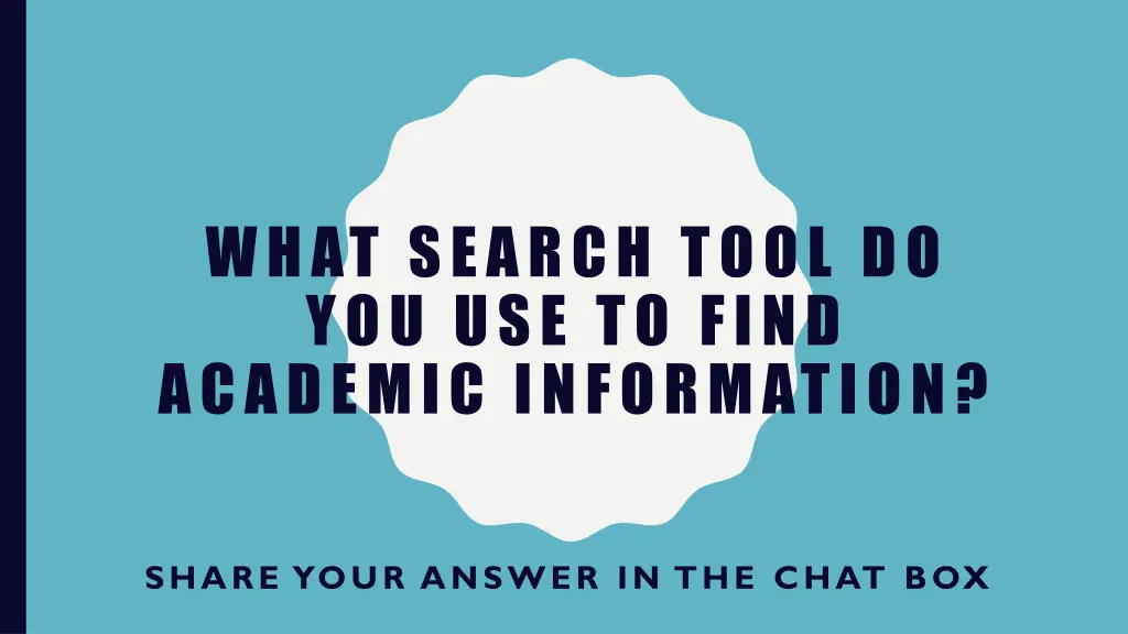 what search tool do you use to find academic
