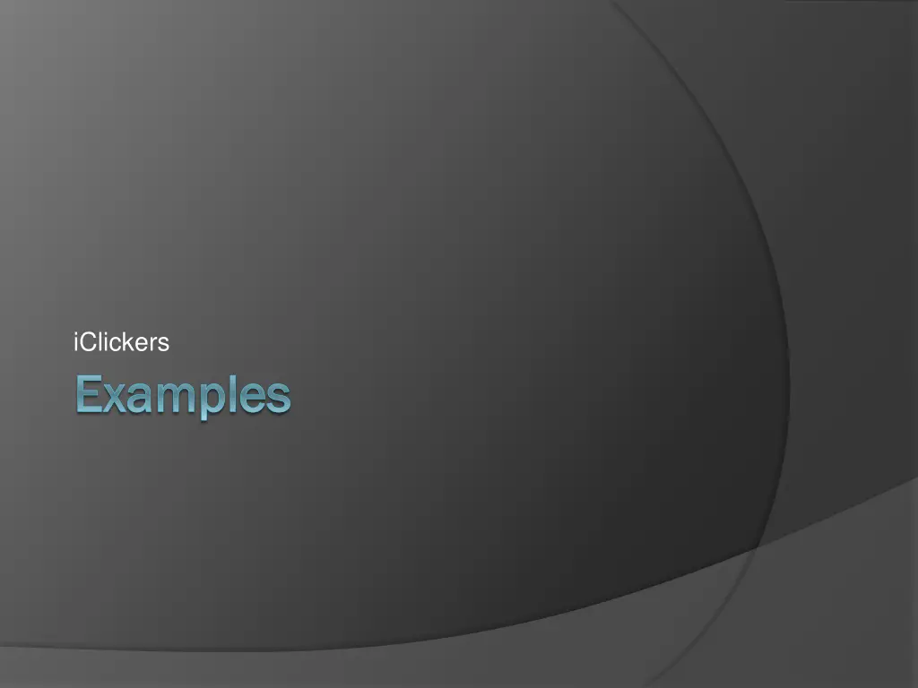 iclickers 1